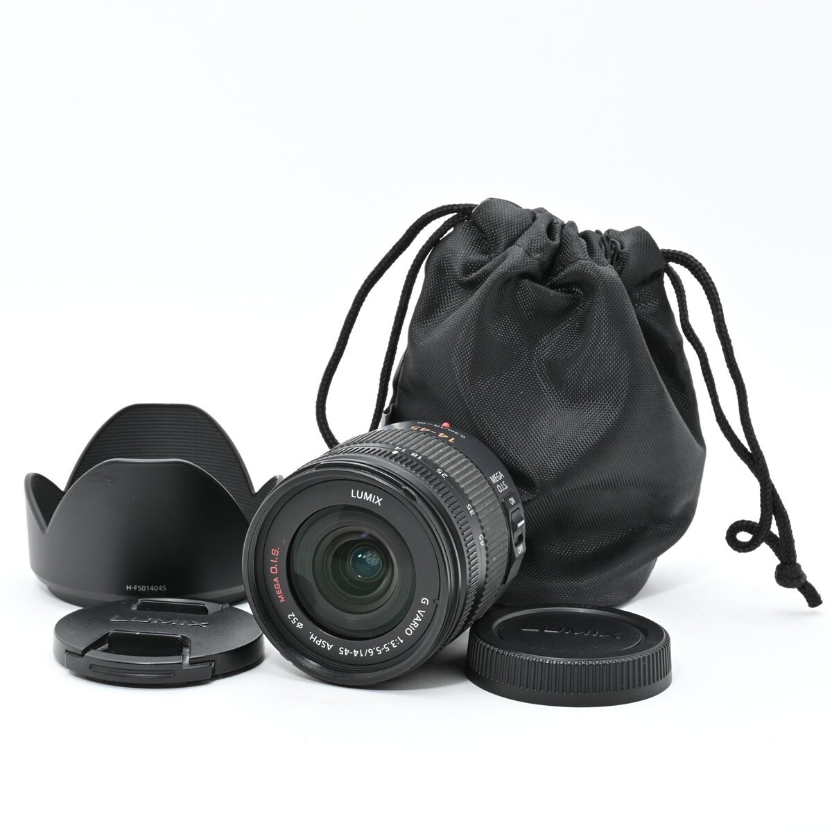 1175＜良品＞パナソニック Panasonic LUMIX G VARIO 14-45mm/F3.5-5.6 ASPH/MEGA O.I.S. H-FS014045