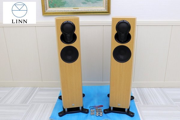 未使用 展示品！LINN リン EXAKT AKUBARIK エクサクト アクバリク スピーカー ペア オーク AKUB/B/OAK/E1 定価410万
