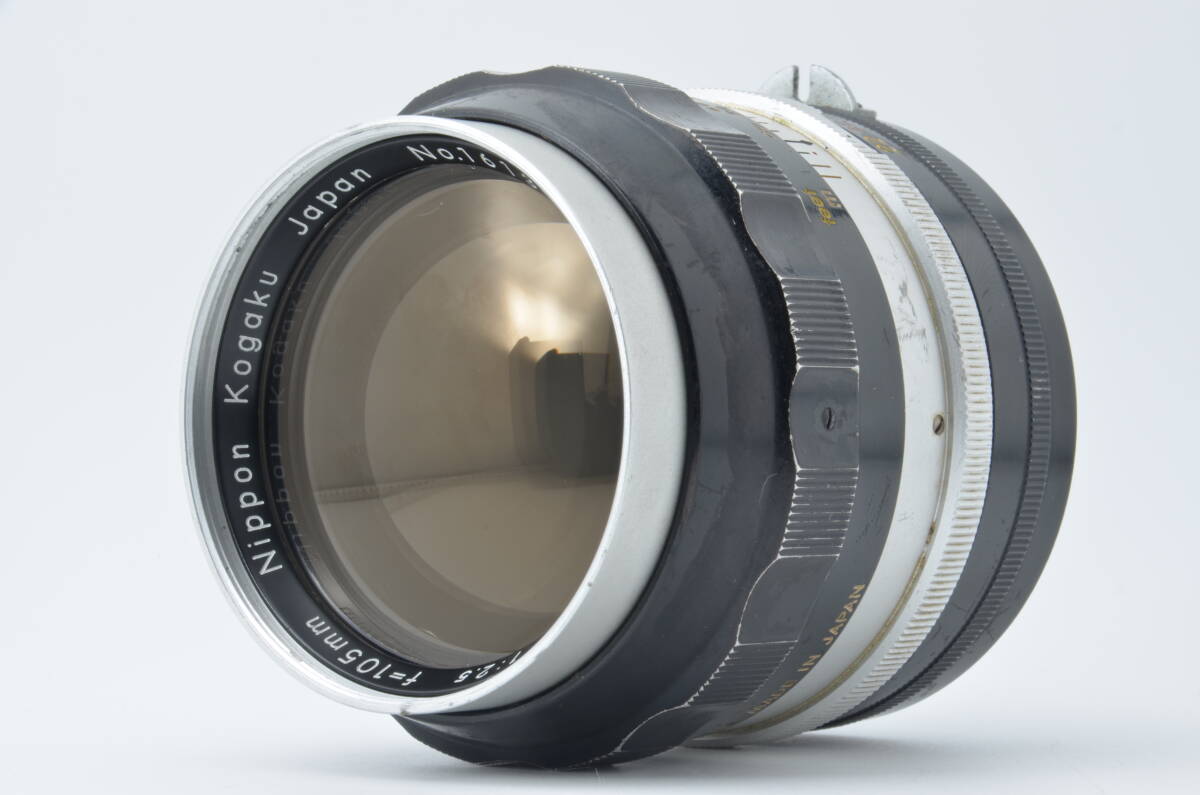 ★ニコン NIKON NIKKOR-P Auto 105mm F2.5 非Ai Nippon Kogaku Japan表記 L3635 #91★