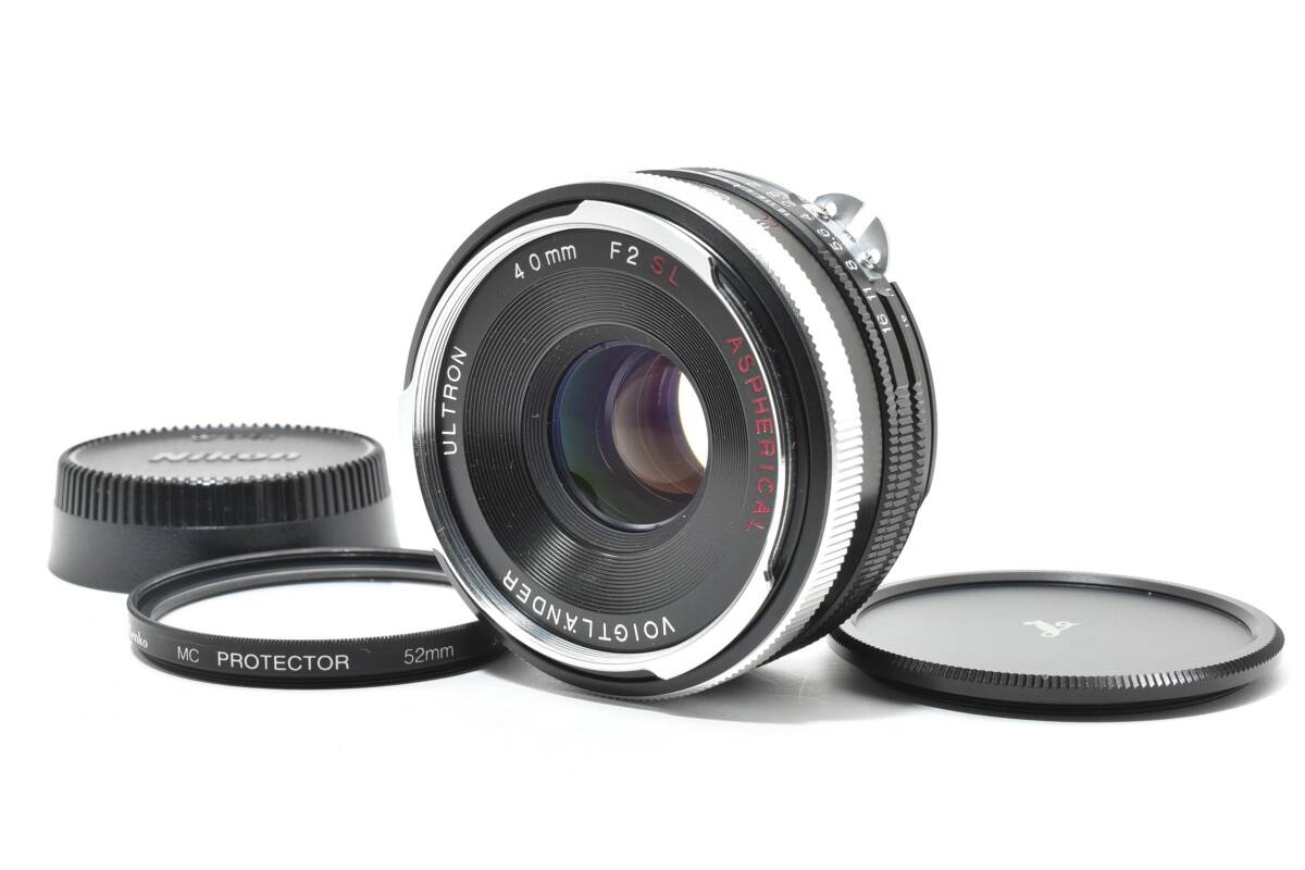 ★希少品★ フォクトレンダー VOIGTLANDER ULTRON 40mm F2 SL ASPHERICAL ニコンAi-S OL3678 #165