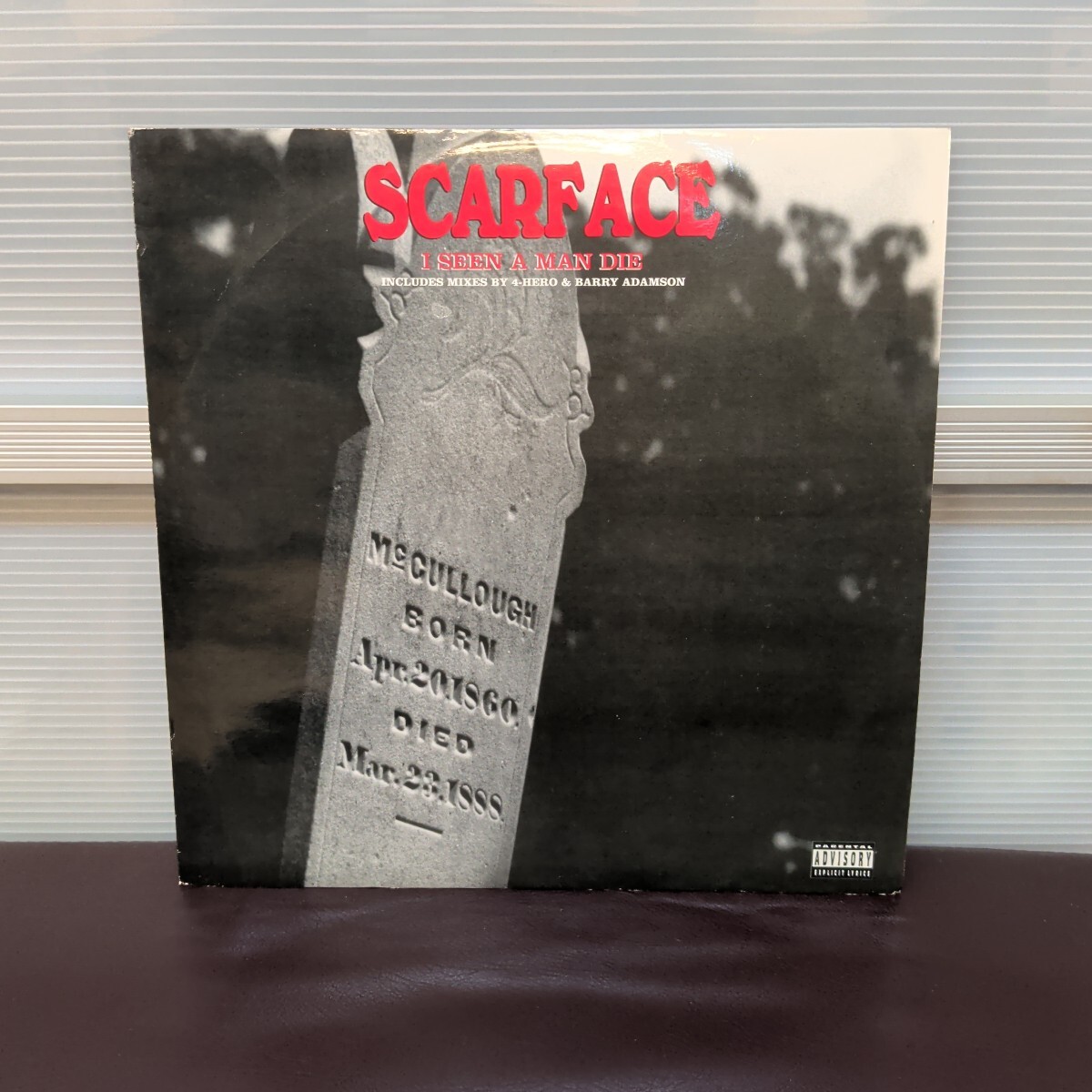 LPレコード　SCARFACE 「I SEEN A MAN DIE」 12インチレコード　LP盤 【2141】