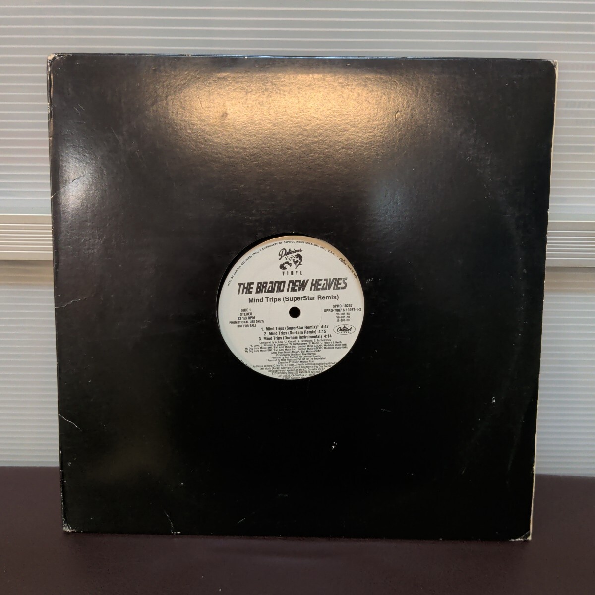 LPレコード　THE BRAND NEW HEAVIES 「MIND TRIPS」 12インチレコード　LP盤 【1963】