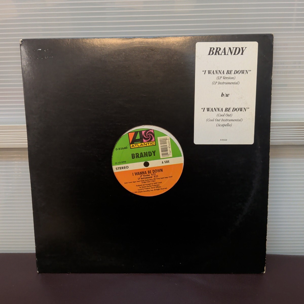LPレコード　BRANDY 「I WANNA BE DOWN」 12インチレコード　LP盤 【1969】