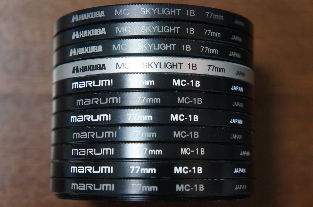 ◆説明必読◆【480円/枚】[77mm] HAKUBA MC SKYLIGHT 1B / marumi MC-1B 保護フィルター