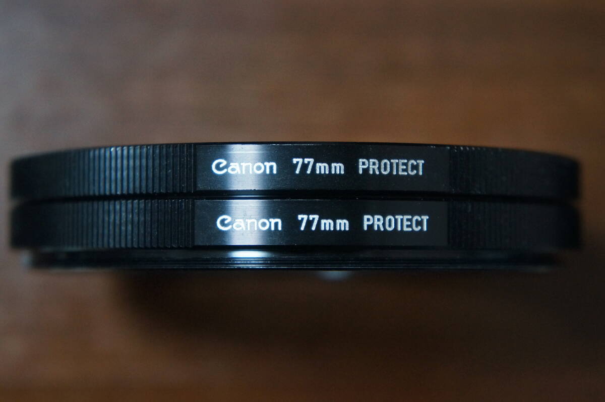 ◆説明必読◆【1280円/枚】[77mm] Canon PROTECT 旧タイプ 保護フィルター FDマウントレンズに 最後の１枚
