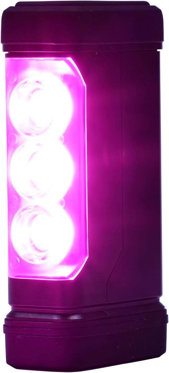 エーモン工業　6910　パープルセーバー　道路交通法施行規則適合品　非常信号灯　防水カバー付き　三角表示板の代わりに。　新品