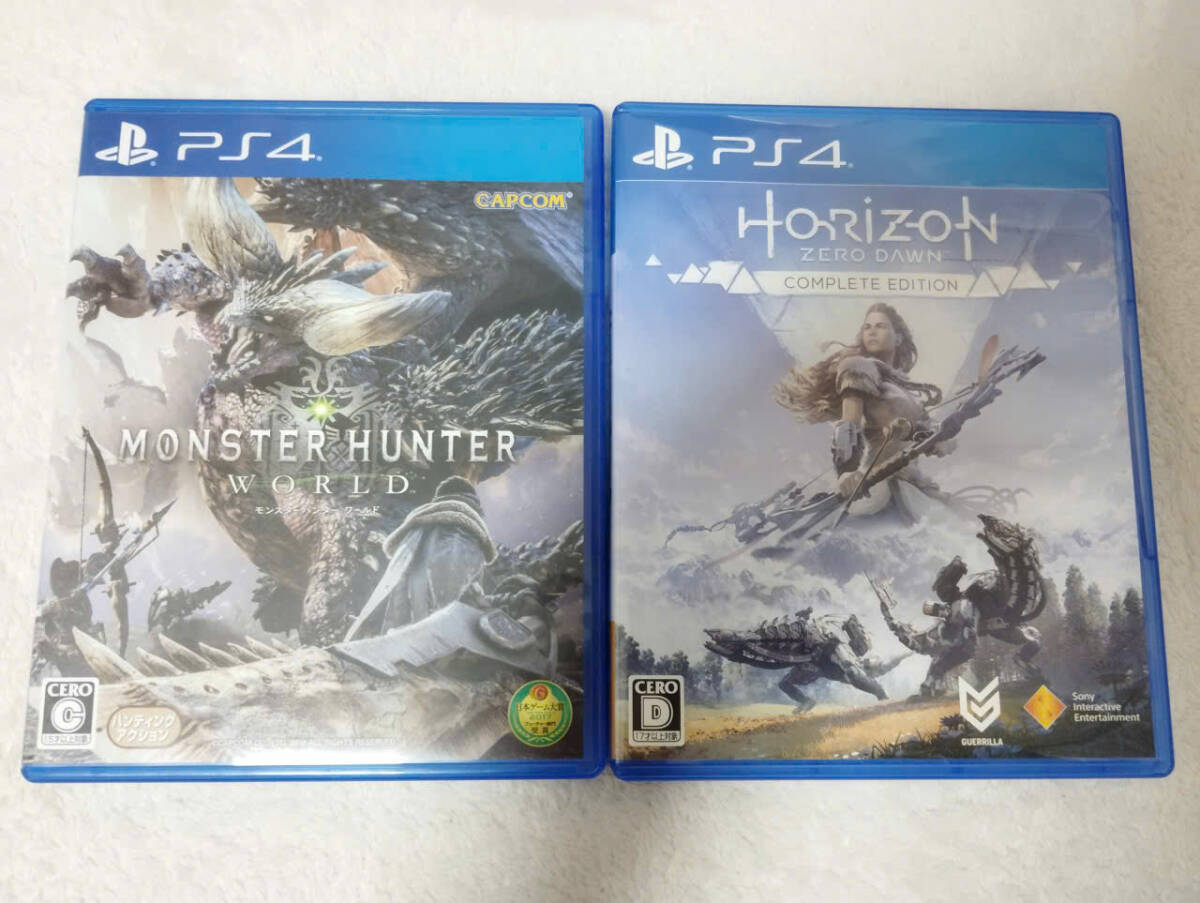 [PS4] Horizon Zero Dawn Complete Edition + Monster Hunter - ホライゾン ゼロ ドーン + モンスターハンター:ワールド ソフト2本セット
