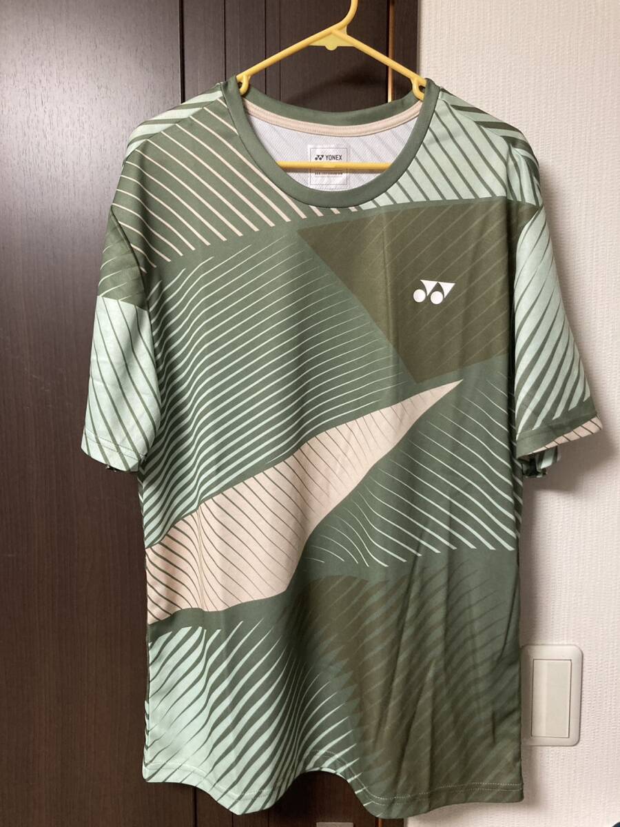 YONEX　ヨネックス　バドミントン　テニス　ウエア　カーキ　グリーン　ベージュ系　マルチカラー　XL 海外製