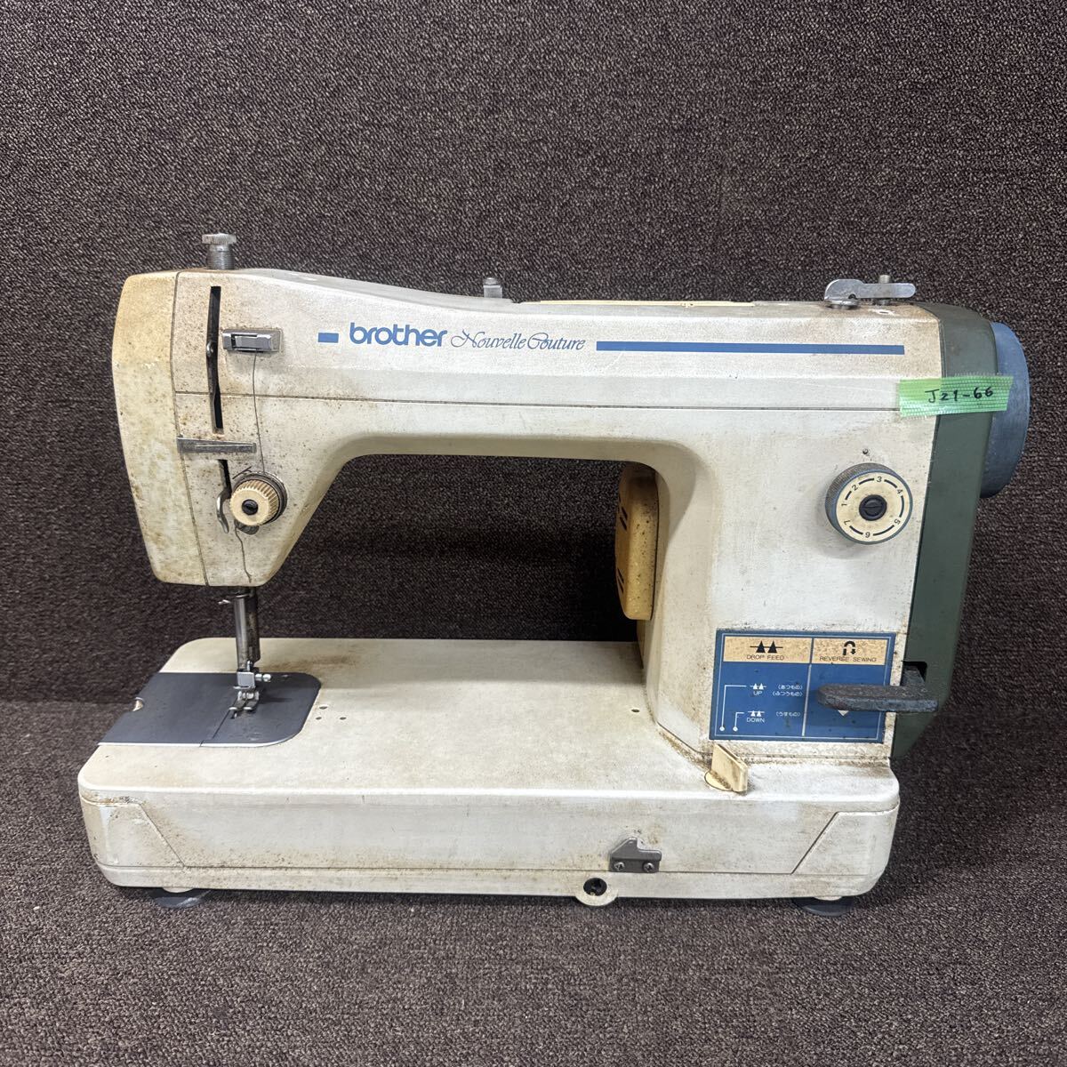 JZ1-66 激安 brother 職業用ミシン Nouvelle Couture動作未確認 中古現状品 ※3回再出品で処分