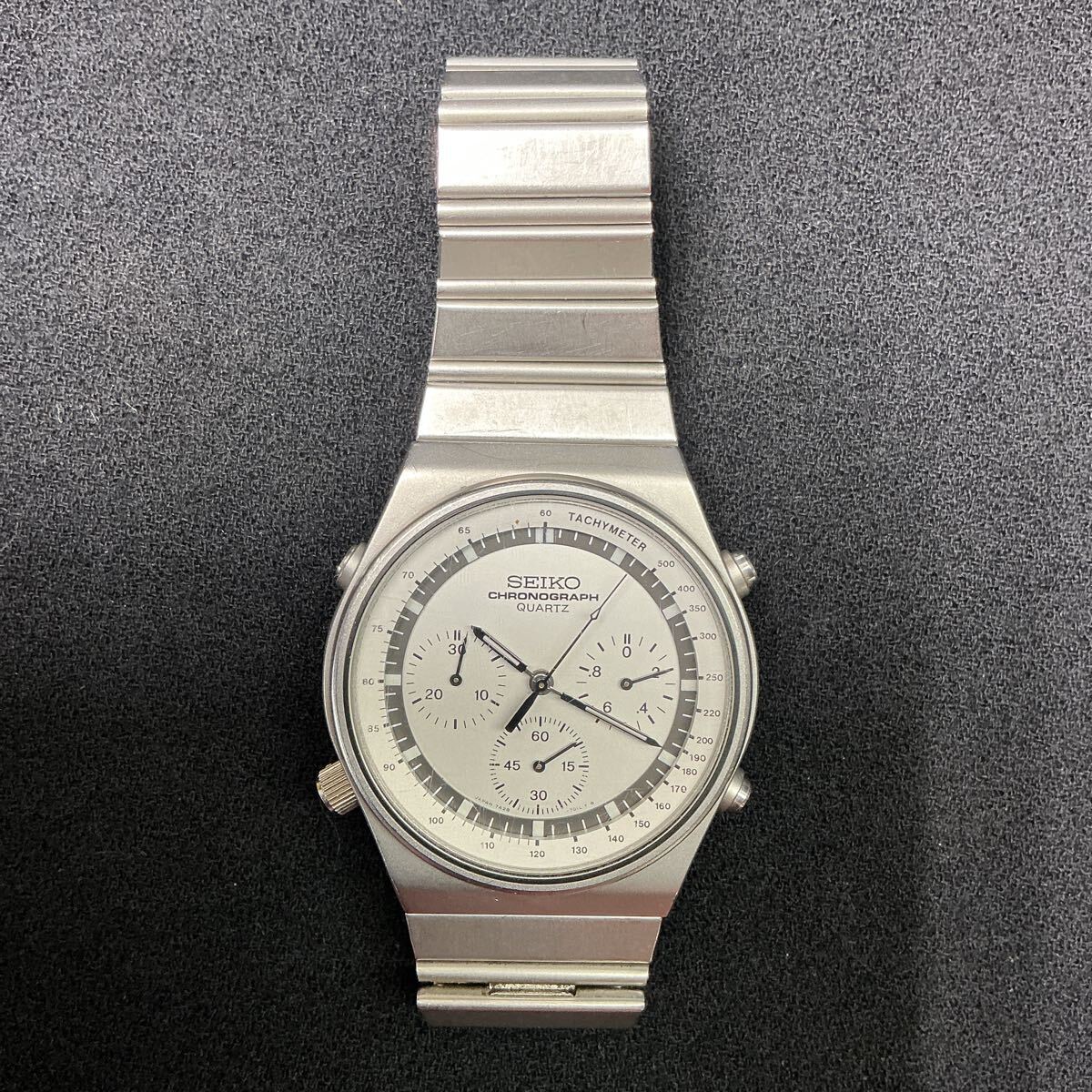 【LPC28】超貴重 当時物 初代セイコースピードマスター SEIKO セイコー スピードマスター クロノグラフ 7A28-7010 電池新品