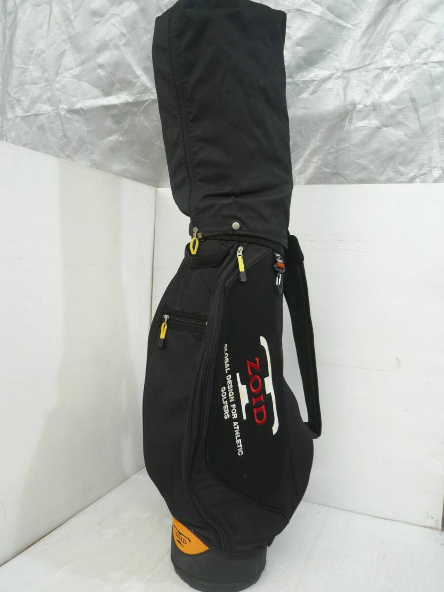 ♪MIZUNO ミズノ T-ZOID キャディバッグ 高さ約85（122）㎝ 径約17×16㎝ 送料は説明欄※現状品扱い ■１６０