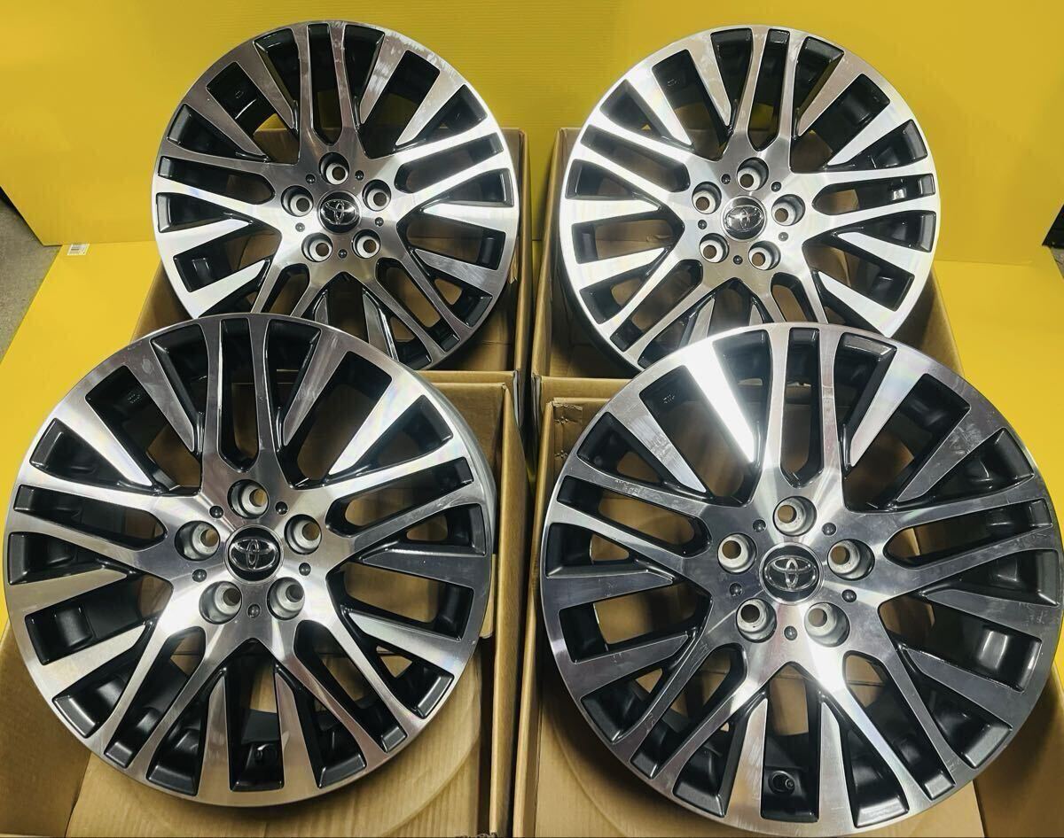 新車外し トヨタ 30 ヴェルファイア 純正ホイール 18インチ 114.3 5H 7.5J +45 アルファード 純正流用 TOYOTA