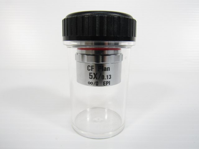 ニコン CF Plan 5X/0.13 ∞/0 EPI 顕微鏡 対物レンズ 中古