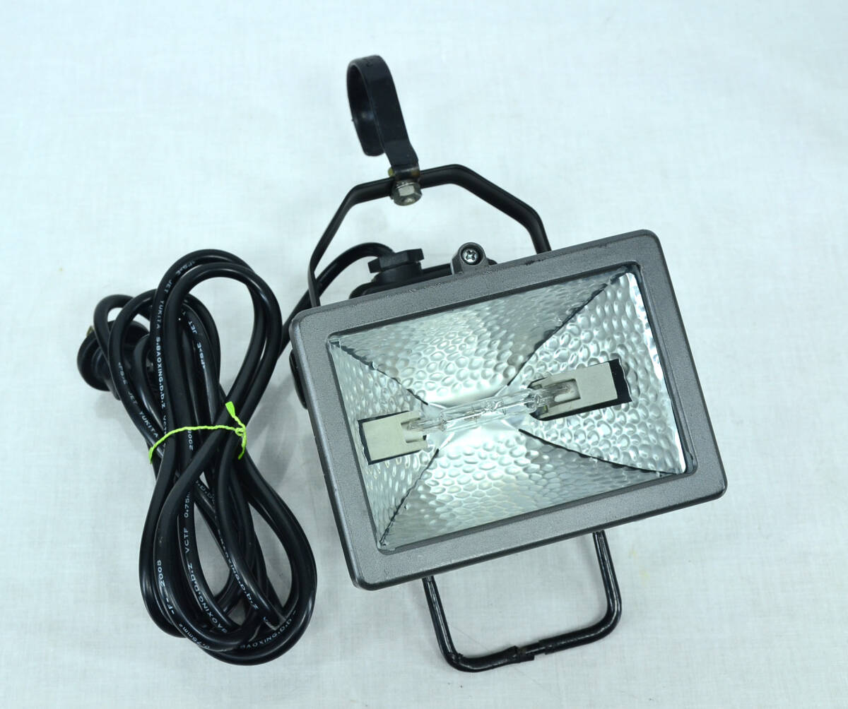 EARTH MAN 作業用ハロゲン投光器ミニ WLG-250S 防雨タイプ 高儀 中古品