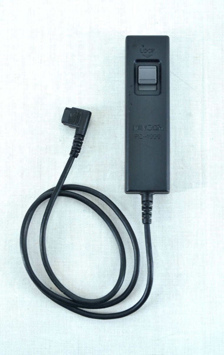 最終オファー♪Minolta ミノルタ RC-1000 リモートコード リモートスイッチ 中古品