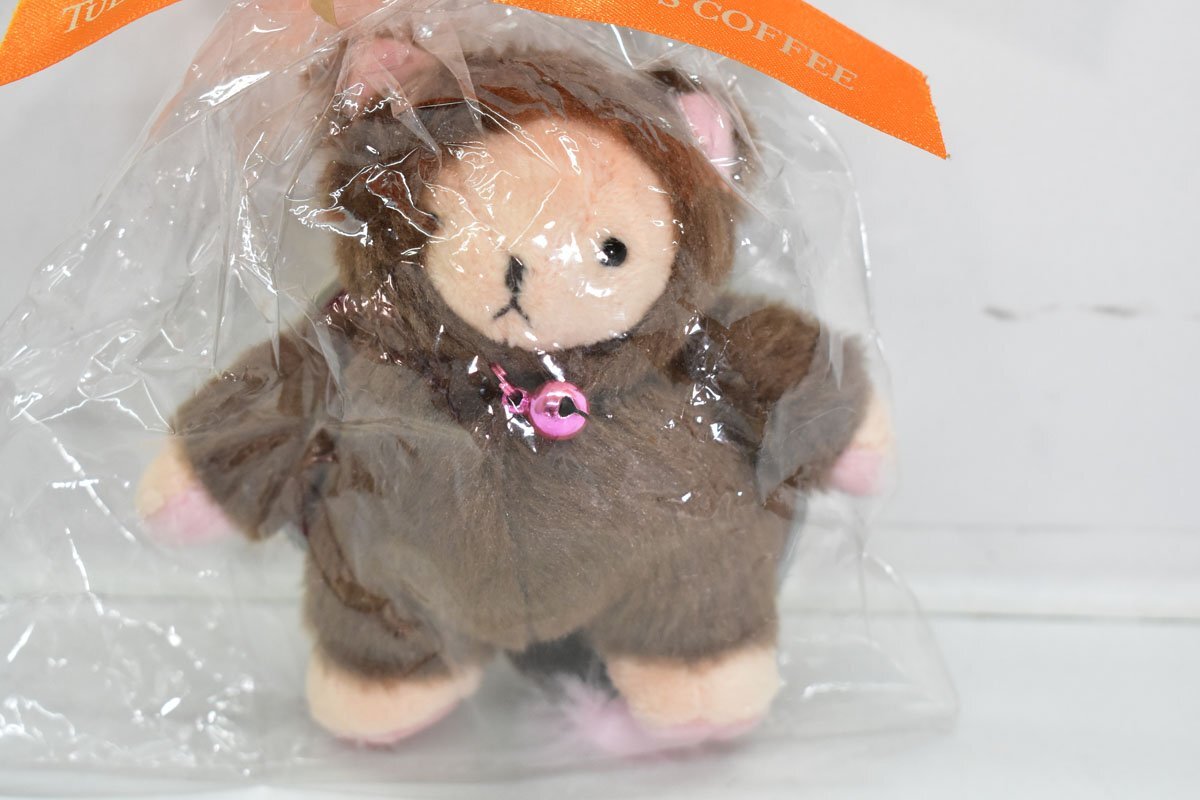 未開封 タグ付 TULLY'S COFFEE Bearful 秋限定 ミニテディ シャマロン [タリーズコーヒー][ベアフル][Land like a cat][ハロウィン][猫]