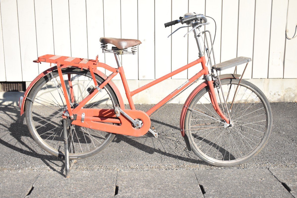 郵便局 配達用 赤い自転車 ※群馬県より[希少][集配][レトロ][アンティーク][当時物][街乗り]35M