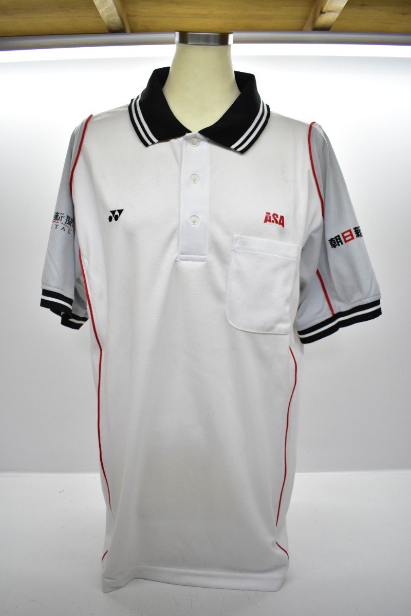 非売品 YONEX 朝日新聞 半袖 ポロシャツ LLサイズ [ヨネックス][ASA][企業物]