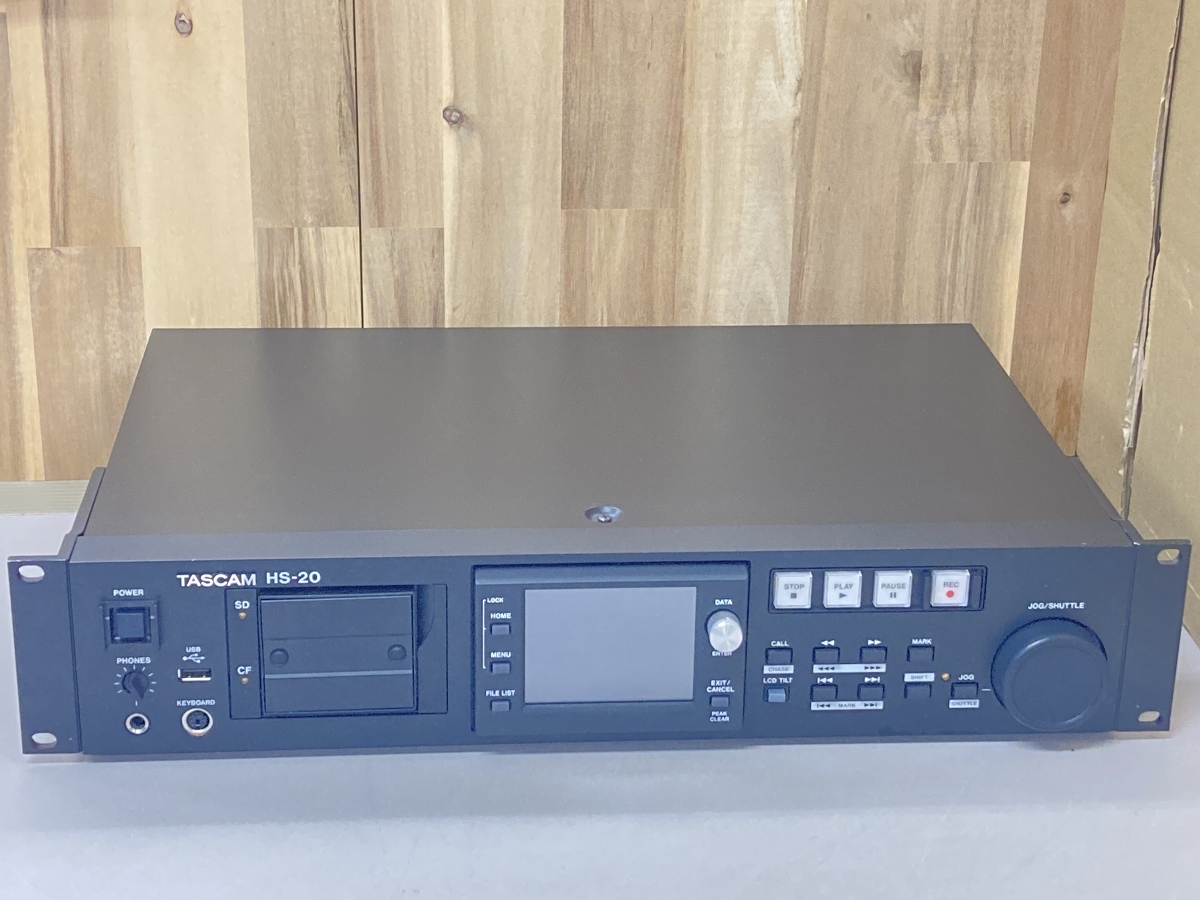 TASCAM 業務用2chオーディオレコーダー HS-20 ※通電確認のみ※ACなし HS-①