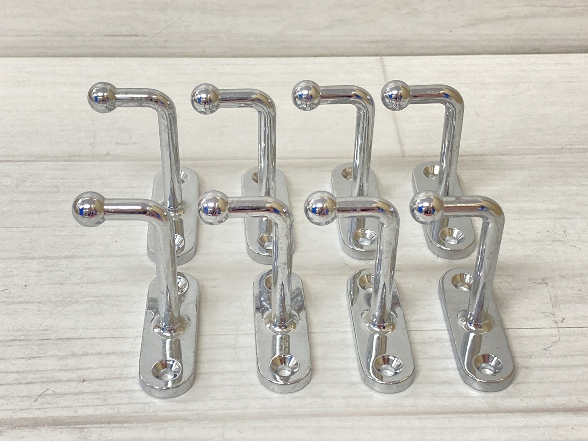 L形フック 8個セット ネジ付属 DIY ①/A