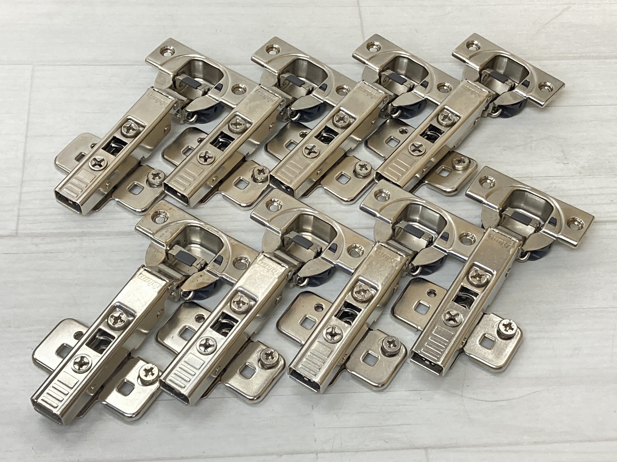 Blum DIY スライド丁番 8個セット ネジ付属 BB/CC