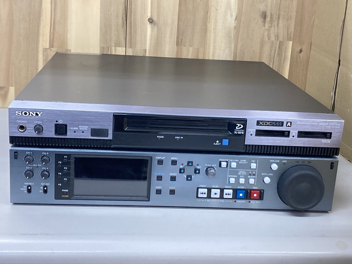 SONY XDS-PD1000 プロフェッショナルメディアステーション XD-①
