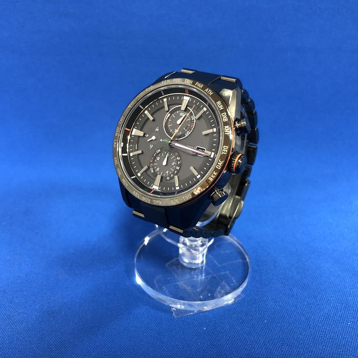 CITIZEN ATTESA ACT Line エコドライブ 電波ソーラー メンズ 腕時計 ブラック チタン AT8185-62E H800-T025871 [jgg]