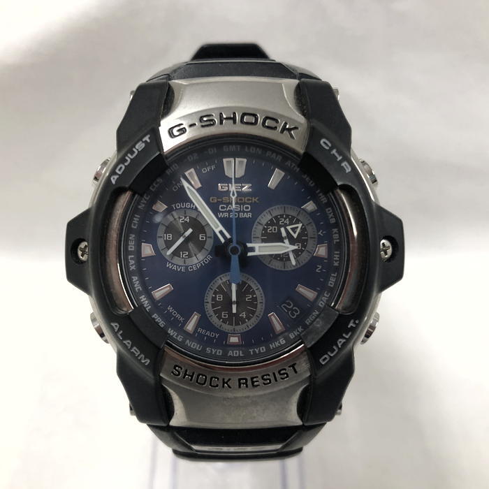 カシオ G-SHOCK 腕時計 GS-1000J ブルー 文字盤 電波ソーラー [jgg]