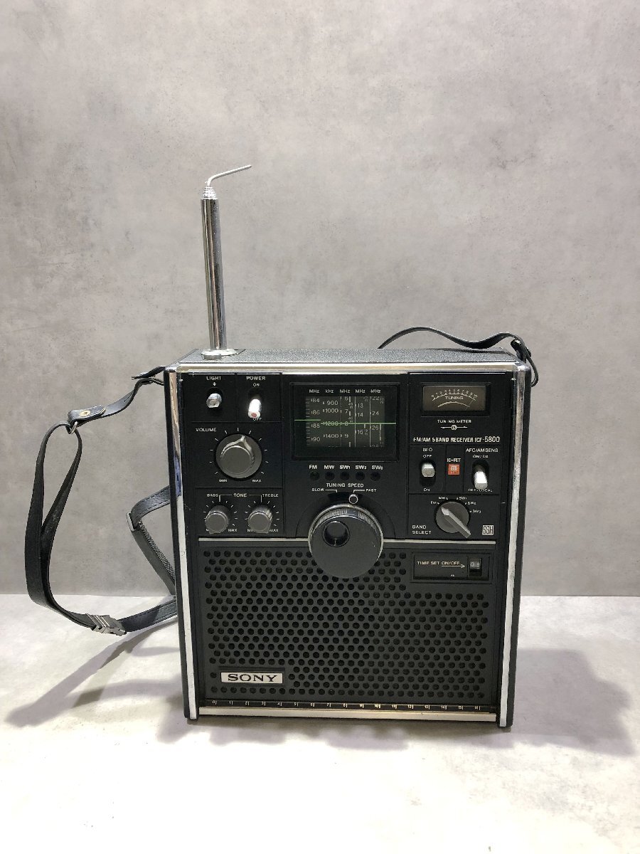 マルシバンドレシーバー【S14923◎】SONY　ソニー　スカイセンサー5800　FM/AM　5バンド　BCLラジオ　ICF-5800　260128