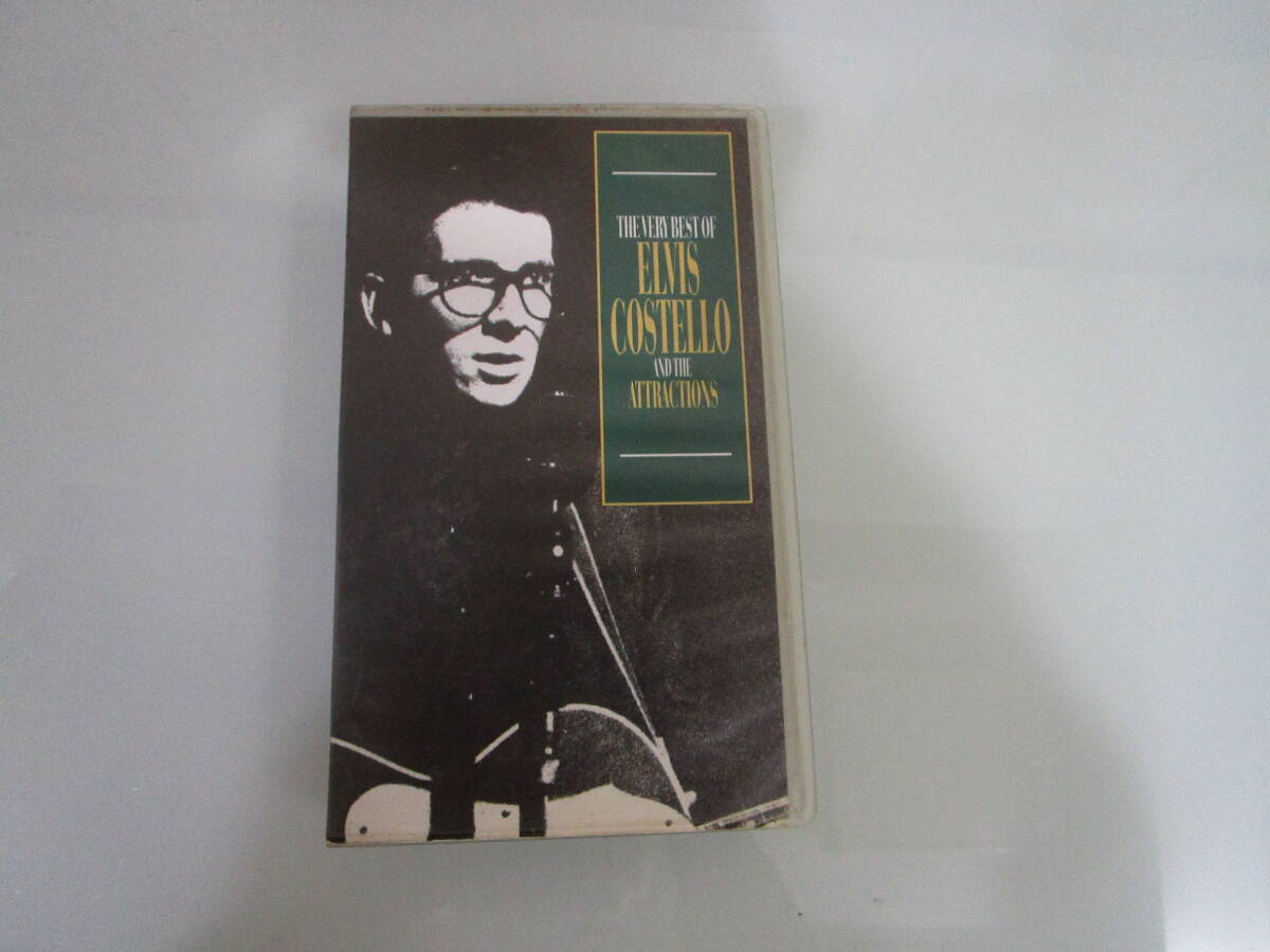VHS ビデオテープ THE VERY BEST OF ELVIS COSTELLO AND THE ATTRACTIONS 1977-1986 エルヴィス・コステロ ミュージックビデオ