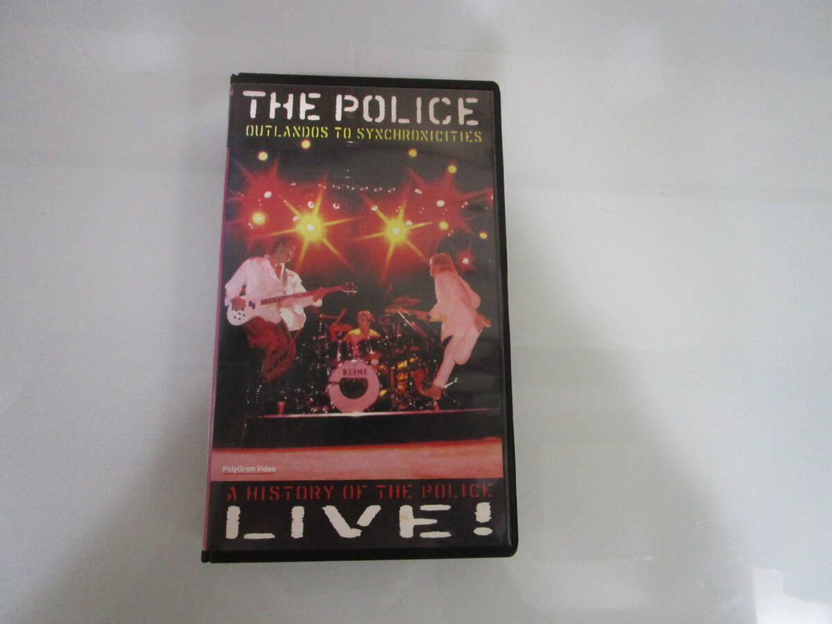 VHS ビデオテープ ポリス A HISTORY OF THE POLICE LIVE ヒストリー・オブ・ポリス・ライヴ ライブビデオ ミュージックビデオ