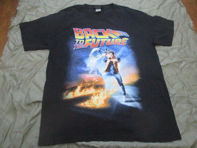 BACK TO THE FUTURE バックトゥーザフューチャー Tシャツ 映画 Mサイズ ブラックカラー