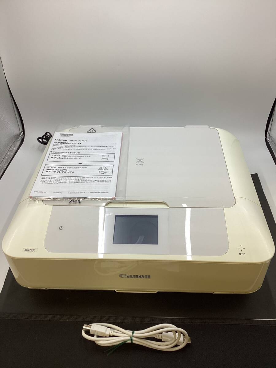 【6089】CANON PIXUS インクジェット複合機 MG7530 A4プリンター キャノン ピクサス 電源確認済 その他未確認