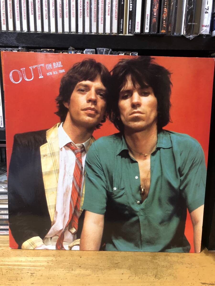THE ROLLING STONES / OUT ON BAIL 2LP(2枚組) カラー盤(赤盤) Red・Color・Vinyl 見開きジャケット　TSP-064 TMOQ 78年 U.S. TOUR
