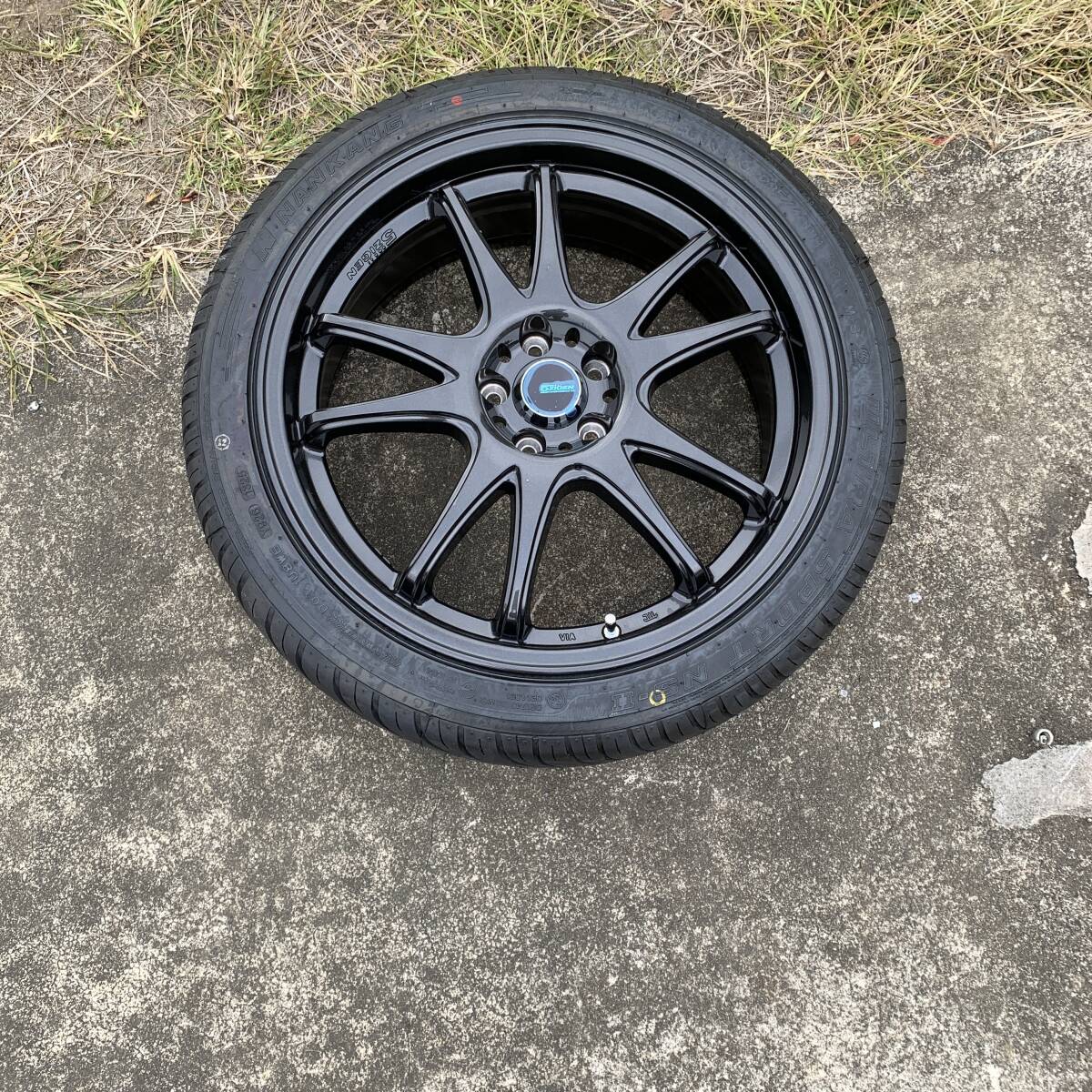 アルミホイールタイヤ　5ZIGEN　18インチ　NANKANG　225/40R18　92H　一本　XZ4252