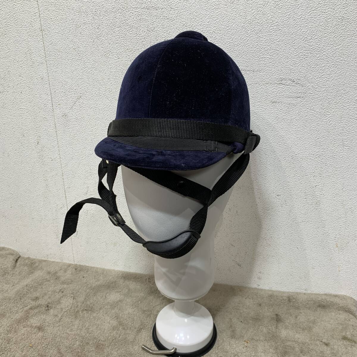 Christy　Beaufort　Hickstead　クリスティー　乗馬ヘルメット　ブラック　ベルベット　帽子　6 3/4 55 MADE IN ENGLAND　XZ4322