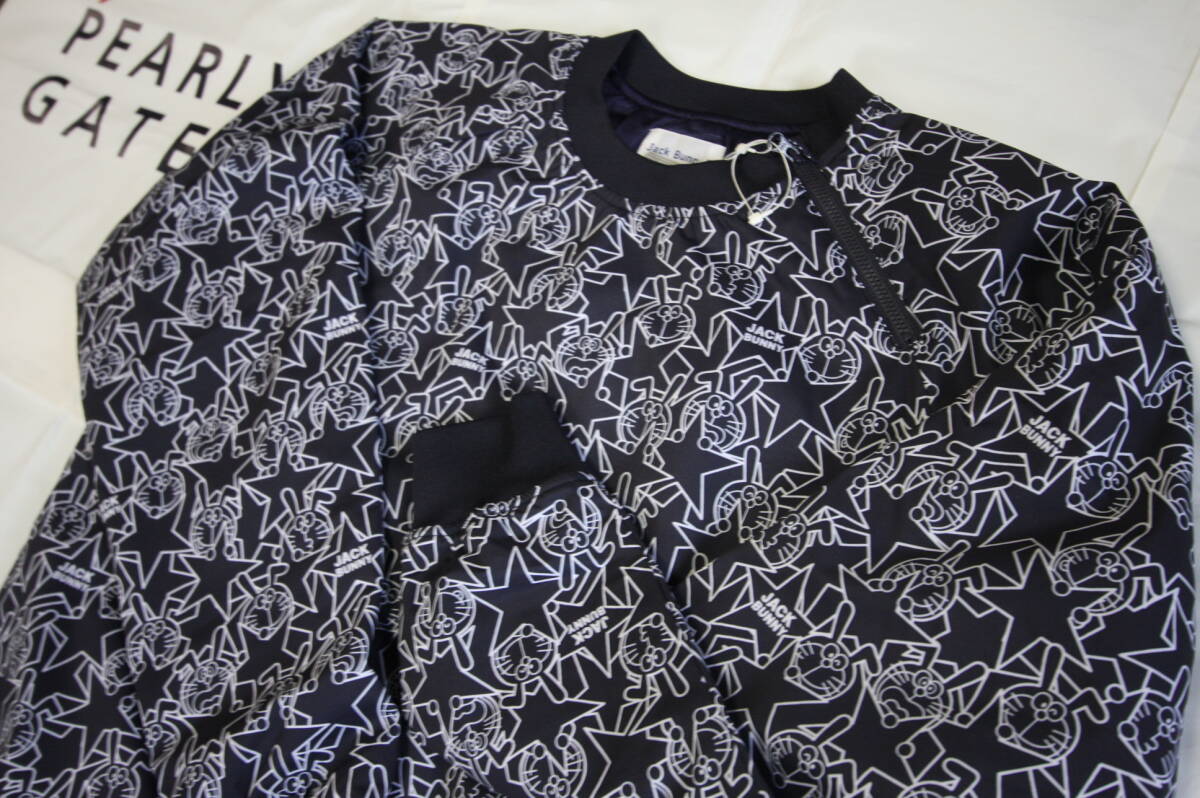 ★正規品★パーリーゲイツ PEARLY GATES ジャックバニー★”ドラえもんコラボ ”東レソーラーセンサーL 中綿スニードジャック★紺色★4(M)