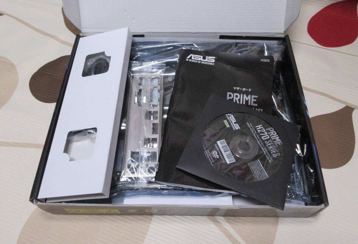 マザーボード ASUS PRIME H270-PLUS 未使用品みたい / IOパネル未開封 / マニュアルあり / 箱あり / BIOS OK