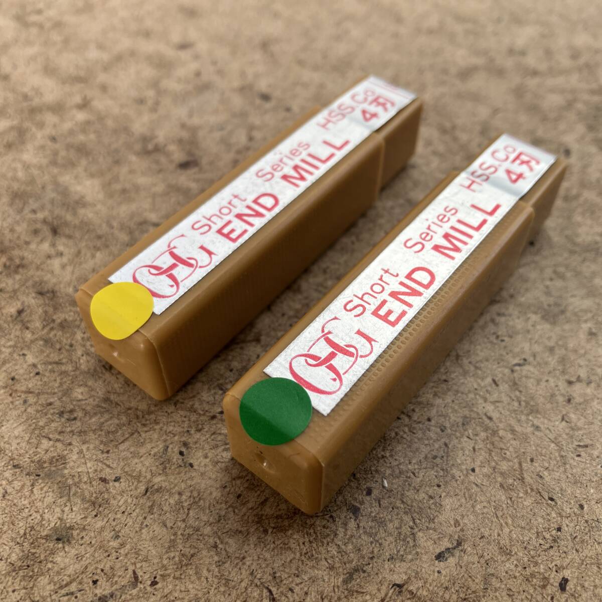 OSG オーエスジー エンドミル 2本セット Short Series HSS.Co CC EMS 4刃 8 未使用 送料180円【同梱不可】