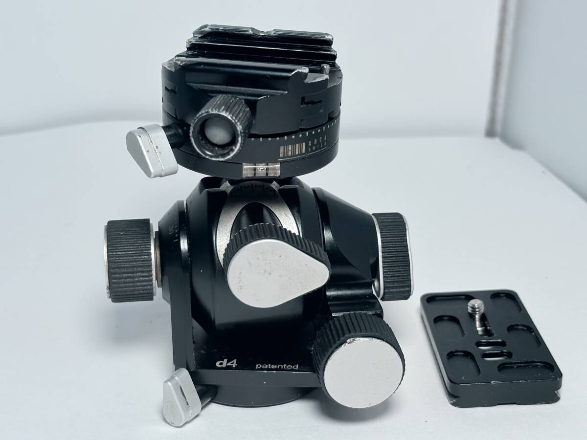 ARCA SWISS patented D4 ギアヘッドクイック雲台