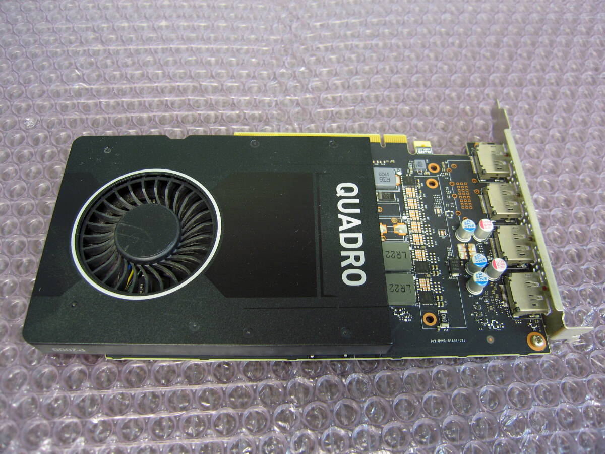◎NVIDIA Quadro P2000 ビデオボード 動作品 1台　中古◎　