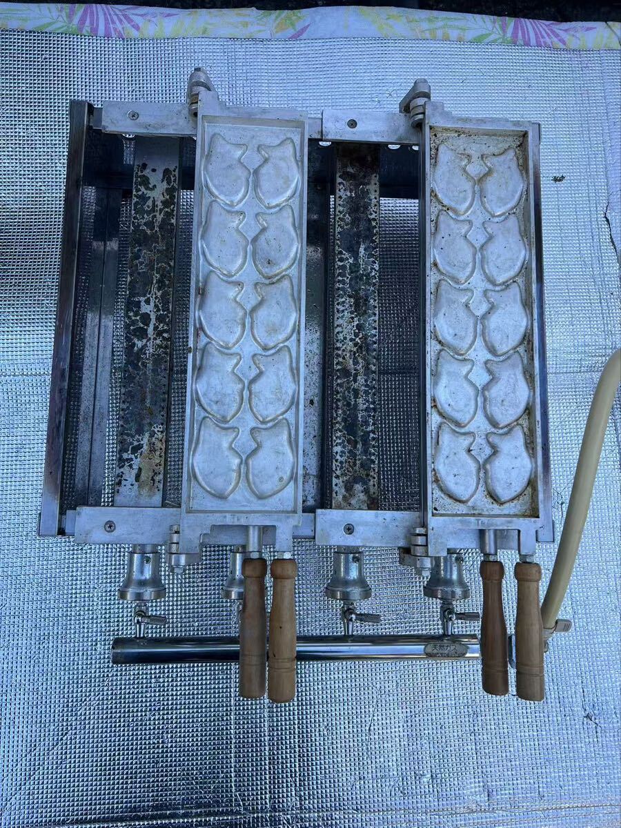 たい焼き機　たい焼き　業務用 屋台 イベント 出店 厨房機器 お祭り　天然ガス