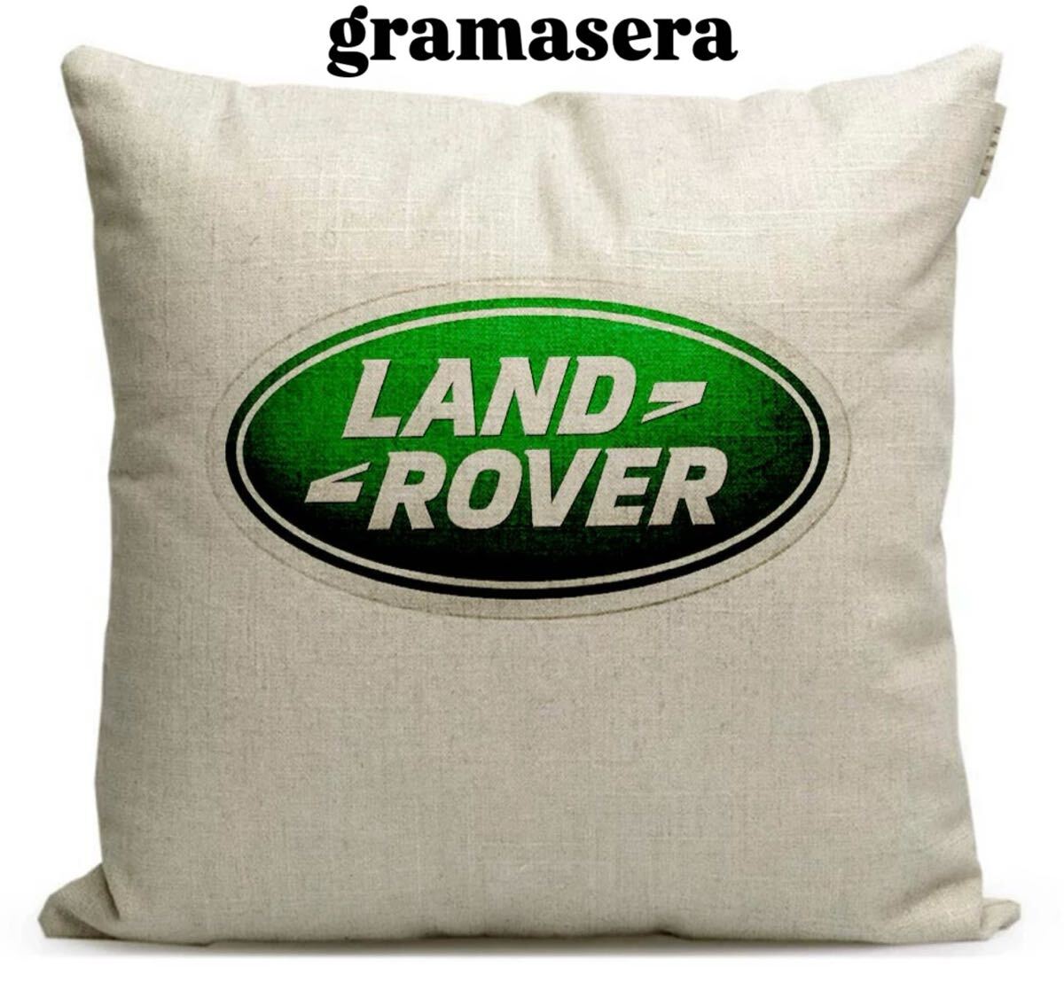 ★レア★ landrover Range Rover ランドローバー　クッション 高品質　ロゴクッション　エンブレム　レンジローバー