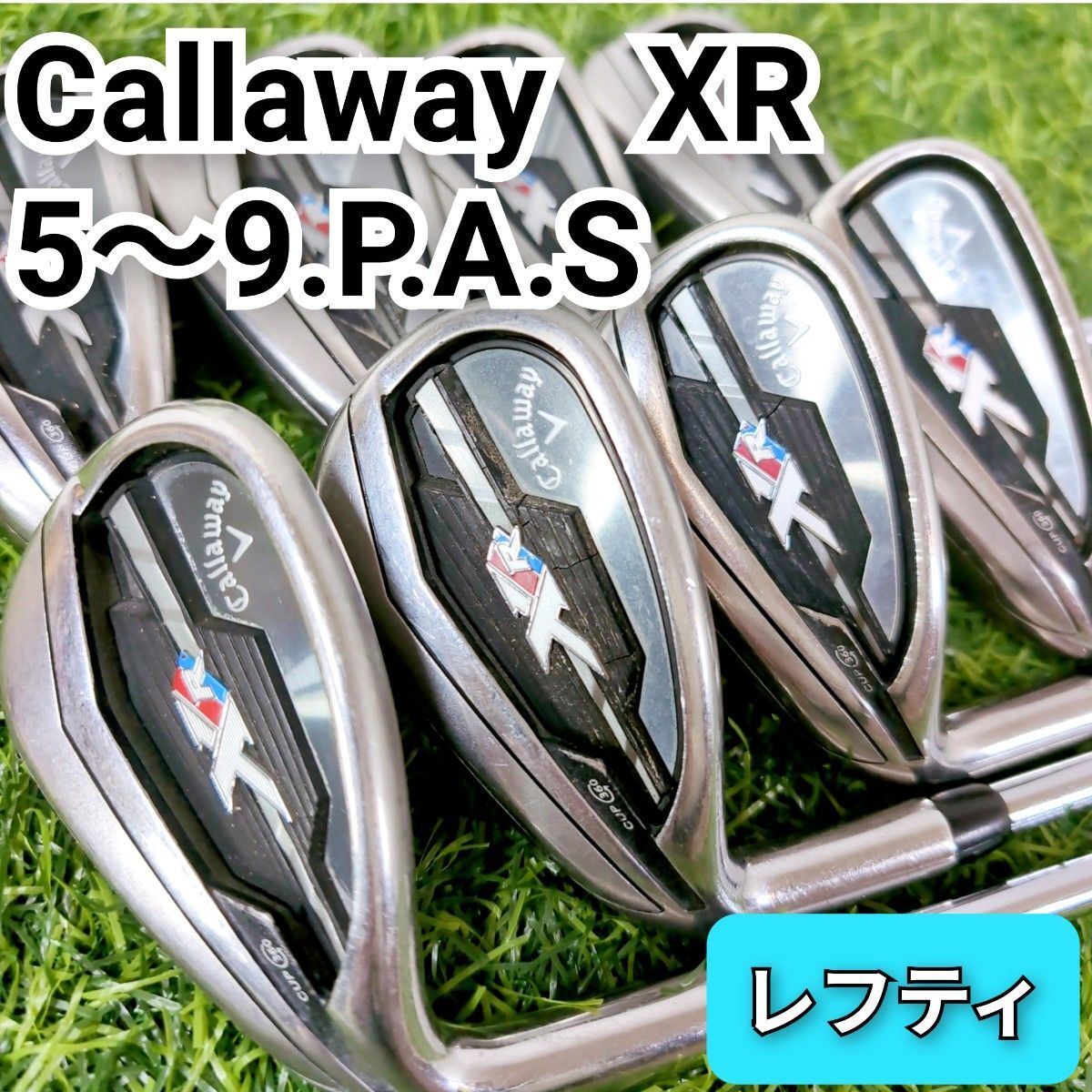 レフティ 左 Callaway キャロウェイ XR 8本 フレックス S アイアンセット 左 メンズ 男性用 ゴルフクラブ