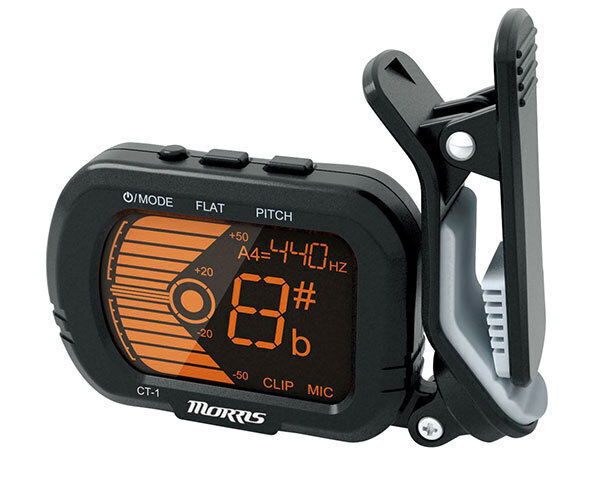 Morris Clip TUNER　モーリス　クリップチューナー　CT-1 ウクレレ クロマチック ギター ベース バイオリン　モード搭載　