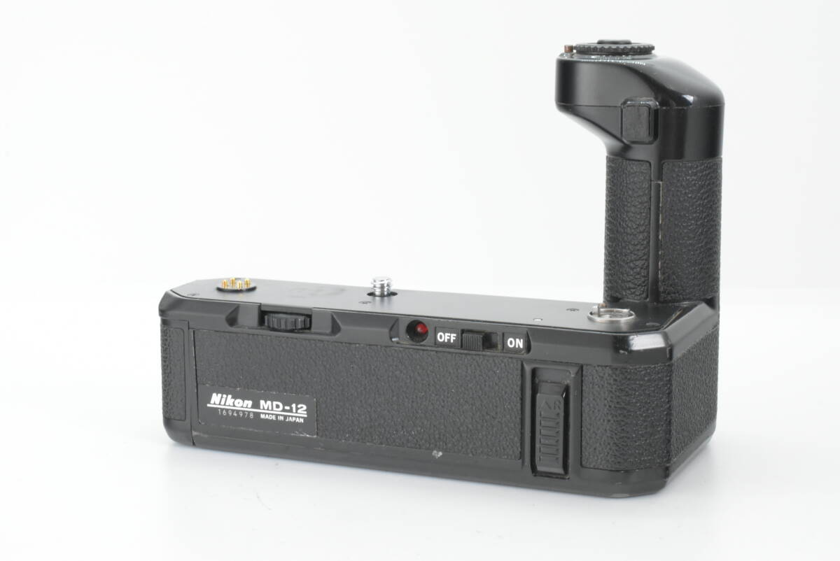 【ジャンク】Nikon MD-12 モータードライブ FM3A FM2 FE2 FA 用 通電OK EF-1677