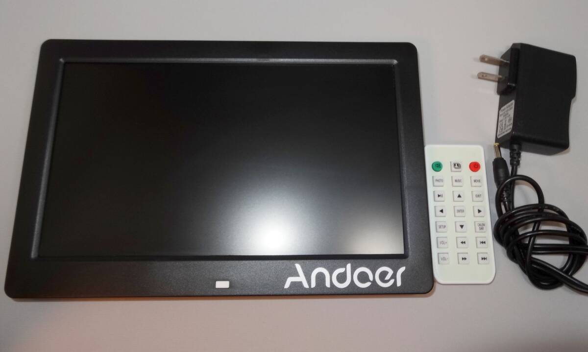 Andoer 10.1インチ ワイドスクリーン デジタルフォトフレーム