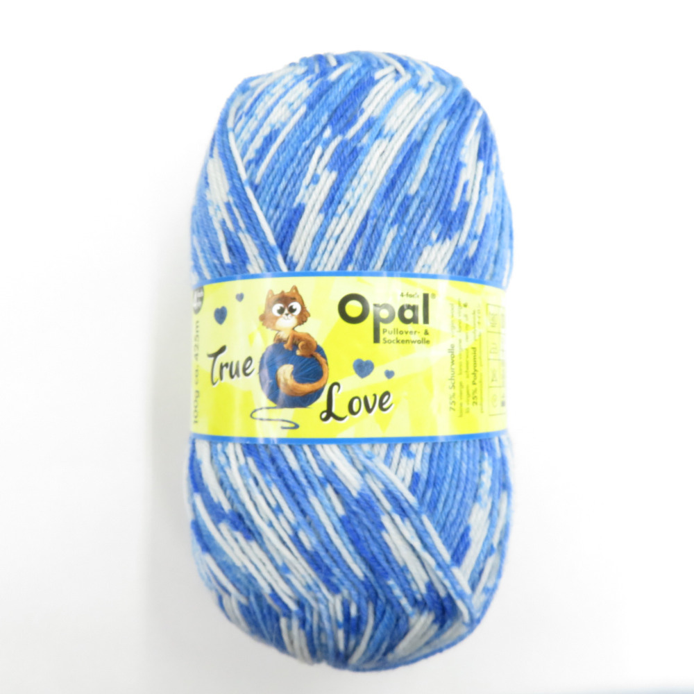 毛糸 【復刻版】Opal オパール トゥルーラヴ 4ply/4本撚り 9862番色 100g玉巻 約425m ソックヤーン 未使用品
