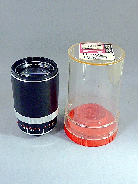レア◇ツァイス CARL ZEISS TELE-TESSAR 4/135 確認済 CONTAFLEX126マウント 良品 ケース付