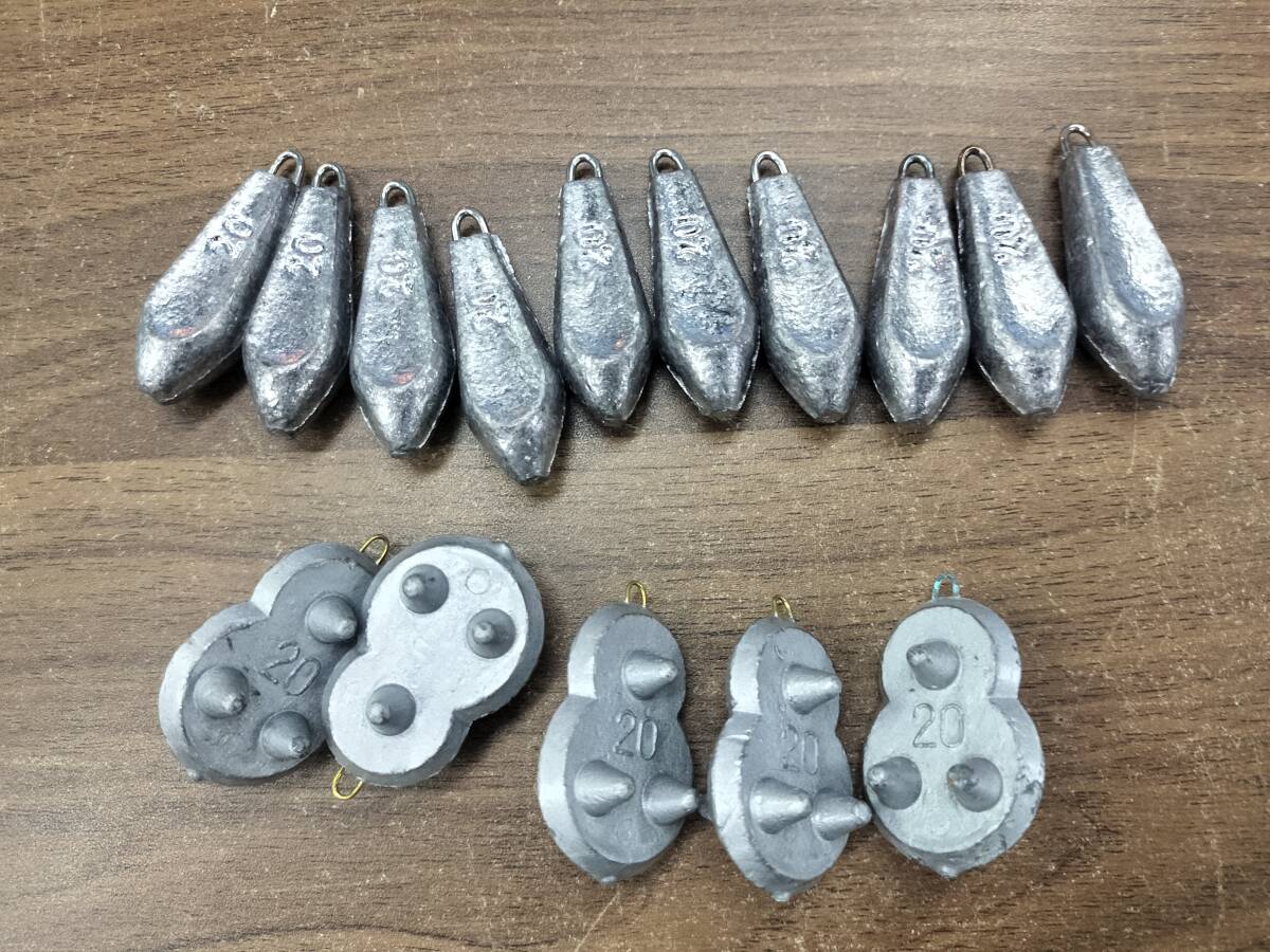 鉛　　釣り　おもり　20号　15個 　　錘